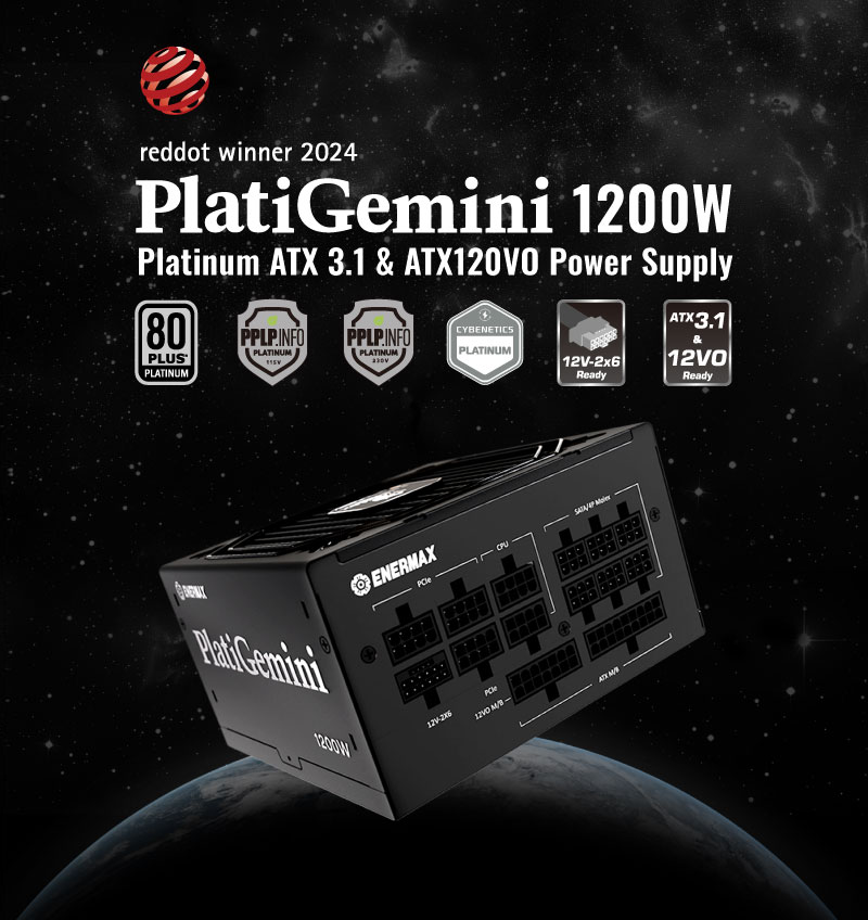 PlatiGemini 1200Q power supplies-support ATX12VO and ATX 3.1