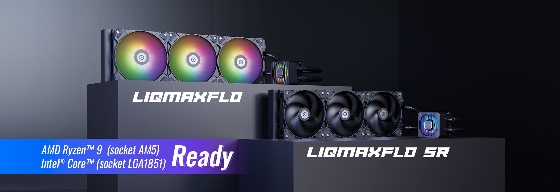 LIQMAXFLO AIO Cooler, support LGA 1851 and AM5 sockets