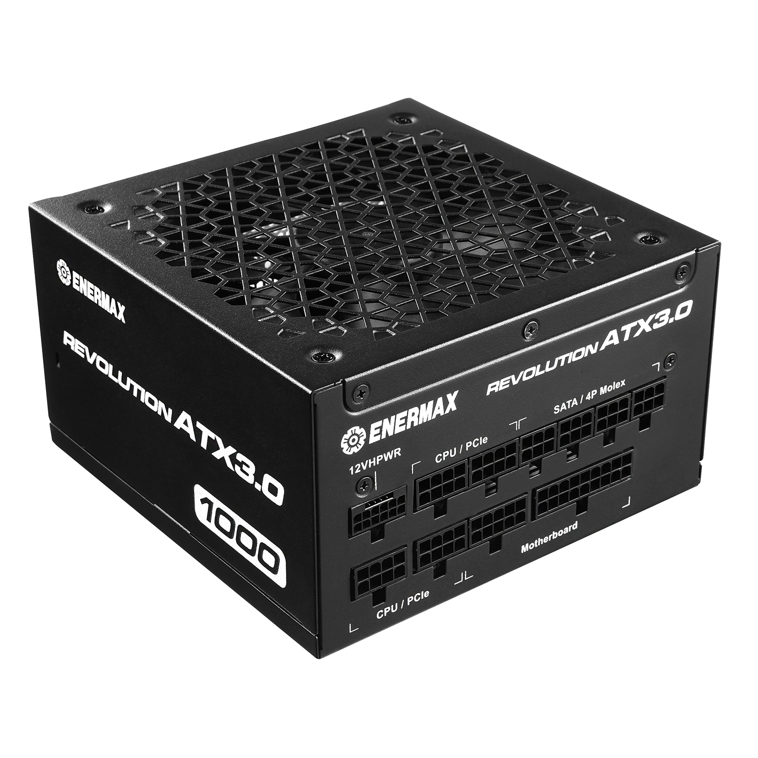 1000W Black Power Supply ATX 3.0 Ready Dual PCIe 5.0, 80 Plus Gold